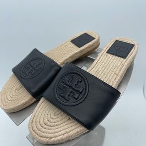 Tory Burch Benton Open Toe Espadrille NWT size 5.5